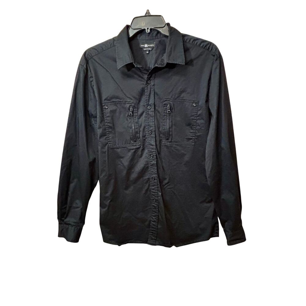 Rock & Republic black men’s button up shirt sz XXL
